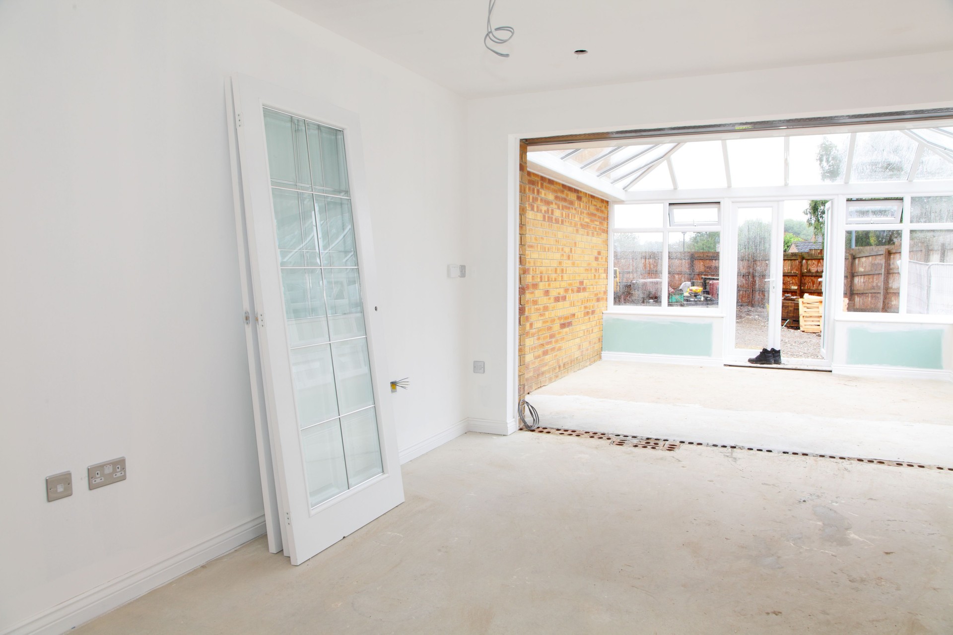 showhome interior under construction